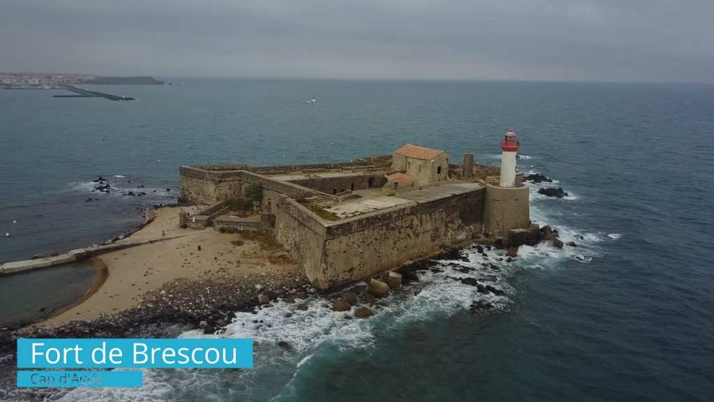 Fort de Brescou Cap d'Agde - Drone Proinfluent