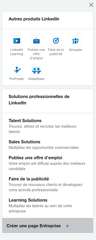 LinkedIn company page creation
