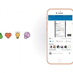 LinkedIn is inspired by Facebook and launches reactions