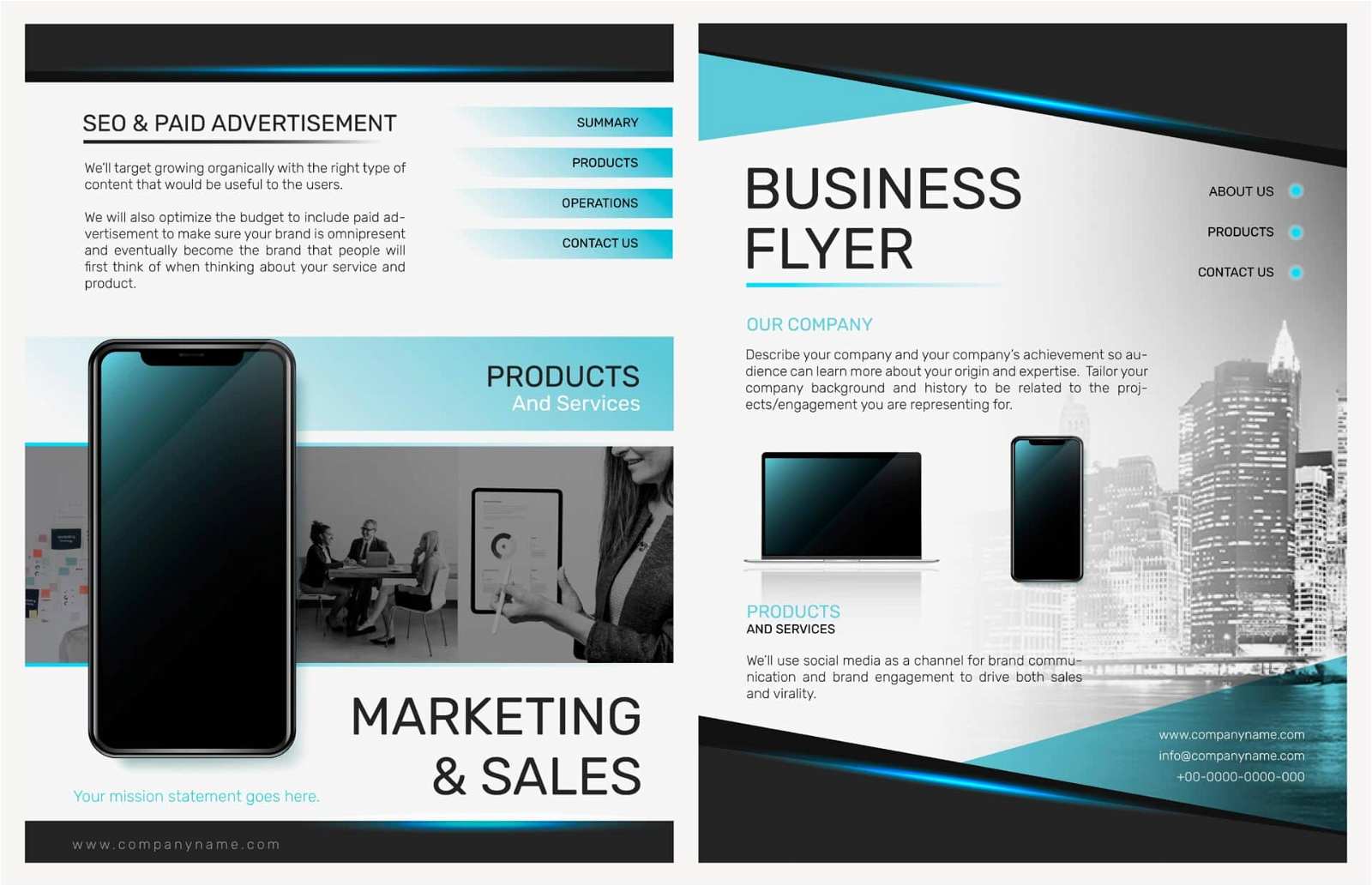 Company presentation brochure
